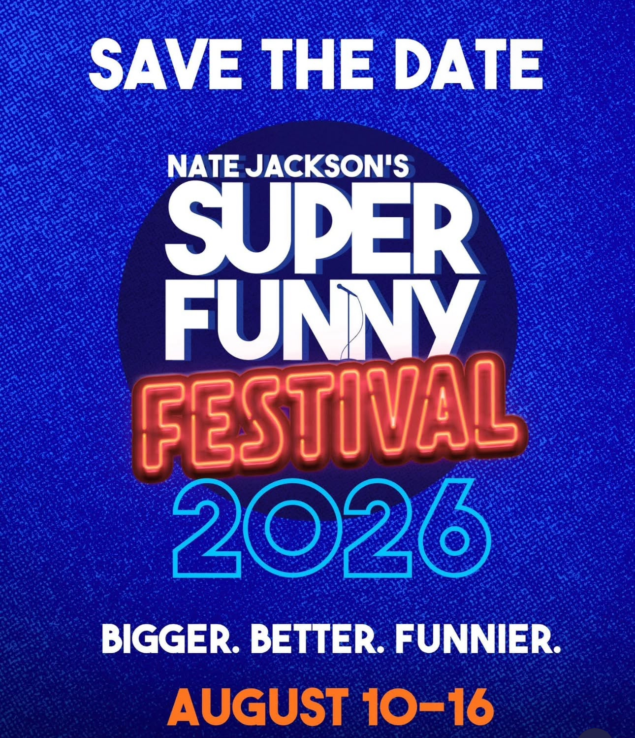 Super Funny Festival 2026 flyer